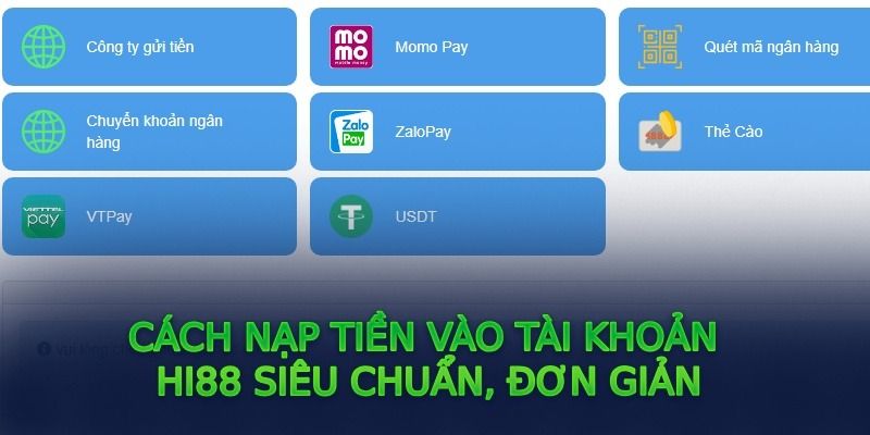 nạp tiền Hi88